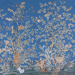 Обои ручная роспись Houghton Canton Blue варинант исполнения - 2 | Loft Concept в Ростове-на-Дону