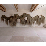 Большая дизайнерская Инсталляция из соломы RAFFIA Installation  варинант исполнения - 7 | Loft Concept в Ростове-на-Дону