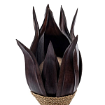 Настольная лампа черная INDONESIAN LAMPS 1 варинант исполнения - 2 | Loft Concept в Ростове-на-Дону