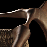 Стул из Ореха с плетеным сидением Kronos Dining Chair Brown варинант исполнения - 2 | Loft Concept в Ростове-на-Дону