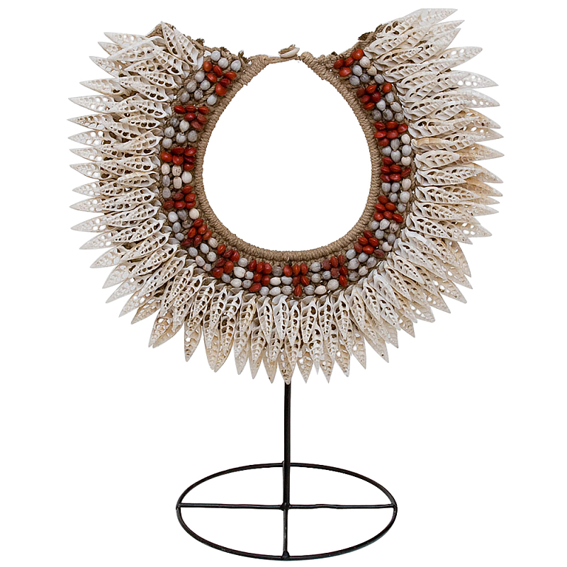       Ethnic Necklace Sharp Lacy Shells      -- | Loft Concept 