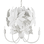 Люстра белая в виде цветков шиповника White Rosehip Flower варинант исполнения - 2 | Loft Concept в Ростове-на-Дону