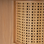 Комод с 3-мя ящиками из плетеного ротанга Ruiz Light Chest of Drawers варинант исполнения - 5 | Loft Concept в Ростове-на-Дону