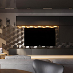 Гипсовая 3D панель с принтографией PM-107 варинант исполнения - 1 | Loft Concept в Ростове-на-Дону