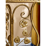 Столик приставной золотистый с орнаментом на столешнице Tanzania варинант исполнения - 6 | Loft Concept в Ростове-на-Дону