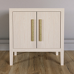 Тумбочка Primo с дверцами шпон Светлый дуб варинант исполнения - 2 | Loft Concept в Ростове-на-Дону