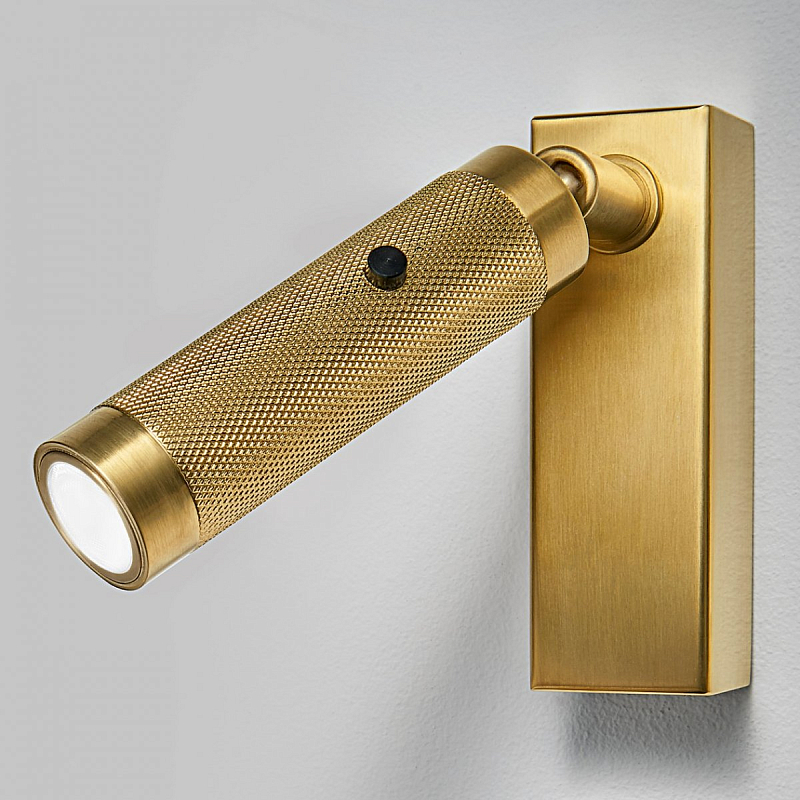  Chelsom WALL LED KNURL BRASS   -- | Loft Concept 