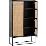 Шкаф с 2-мя дверцами из ротанга ручной работы Fuse Wicker Furniture варинант исполнения - 3 | Loft Concept в Ростове-на-Дону