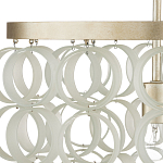 Потолочный светильник с каскадом из круглых декоративных колец Waterfall from the Rings варинант исполнения - 1 | Loft Concept в Ростове-на-Дону