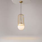 Подвесной светильник Cage Ball Pendant варинант исполнения - 2 | Loft Concept в Ростове-на-Дону