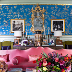 Обои ручная роспись Houghton Canton Blue варинант исполнения - 5 | Loft Concept в Ростове-на-Дону