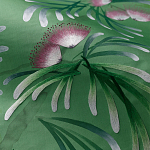 Обои ручная роспись Silk Tree Colourway SC-92 on Emerald Green dyed silk варинант исполнения - 3 | Loft Concept в Ростове-на-Дону