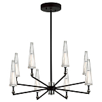 Люстра с прозрачными плафонами из стекла Umbrella варинант исполнения - 2 | Loft Concept в Ростове-на-Дону