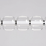 Люстра линейная с 6-ю прозрачными стеклянными плафонами округлой формы HANDLE GRAPE варинант исполнения - 4 | Loft Concept в Ростове-на-Дону