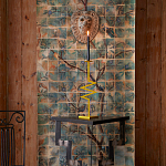 Обои ручная роспись Braganza Standard colourway on dyed paper варинант исполнения - 3 | Loft Concept в Ростове-на-Дону