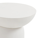 Приставной столик белого цвета Tori варинант исполнения - 3 | Loft Concept в Ростове-на-Дону