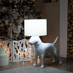 Лампа COLLECTION OF DOGS с абажуром Бультерьер варинант исполнения - 10 | Loft Concept в Ростове-на-Дону
