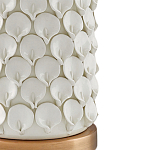 Настольная лампа покрытая лепестками белых цветов Fancy Calla Lily варинант исполнения - 1 | Loft Concept в Ростове-на-Дону