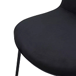 Стул черный с обивкой из велюра Black Archie Chair варинант исполнения - 5 | Loft Concept в Ростове-на-Дону