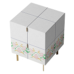 Тумба  Short Lemon Power White варинант исполнения - 2 | Loft Concept в Ростове-на-Дону