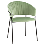 Стул в велюре фисташкового цвета Horizon варинант исполнения - 1 | Loft Concept в Ростове-на-Дону