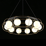 Люстра подвесная круглая с белыми плафонами Martin варинант исполнения - 1 | Loft Concept в Ростове-на-Дону