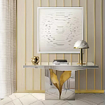 Консоль прямоугольная с основанием в виде расколотого камня Lapiaz варинант исполнения - 1 | Loft Concept в Ростове-на-Дону