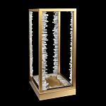 Настольная лампа прямоугольная с декоративными элементами в виде кристаллов Smooth Shine варинант исполнения - 2 | Loft Concept в Ростове-на-Дону