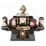 Настольный письменный набор из яшмы с декором в виде орла Manager Organizer варинант исполнения - 1 | Loft Concept в Ростове-на-Дону