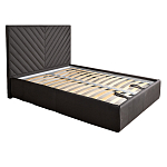 Кровать серая с подъемным механизмом Adelaide варинант исполнения - 1 | Loft Concept в Ростове-на-Дону