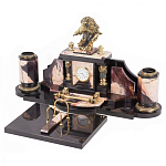 Настольный письменный набор из яшмы с декором в виде орла Manager Organizer варинант исполнения - 2 | Loft Concept в Ростове-на-Дону