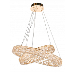 Люстра на 2 кольца с текстурной огранкой Reflection of Reality варинант исполнения - 3 | Loft Concept в Ростове-на-Дону