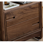 Вешалка деревянная с 2- мя ящиками Moon Walnut Furniture варинант исполнения - 8 | Loft Concept в Ростове-на-Дону