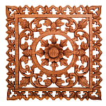 Панно из дерева квадратное Panel With Trees варинант исполнения - 1 | Loft Concept в Ростове-на-Дону