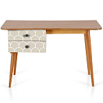 Письменный стол с принтом на ящиках Elise Desk варинант исполнения - 4 | Loft Concept в Ростове-на-Дону