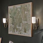  Бра с прямоугольным черным основанием и белым матовым цилиндрическим плафоном Kichler варинант исполнения - 15 | Loft Concept в Ростове-на-Дону