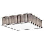 Потолочный светильник квадратный с гофрированным абажуром цвета графит Millennium варинант исполнения - 2 | Loft Concept в Ростове-на-Дону