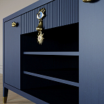 Комод-буфет Elsa Dreams Blue с открытыми полками   варинант исполнения - 7 | Loft Concept в Ростове-на-Дону