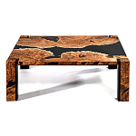 Кофейный Стол River in Autumn Elm Resin Coffee Table варинант исполнения - 1 | Loft Concept в Ростове-на-Дону