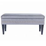 Мягкая банкетка с зоной для хранения Casket Grey варинант исполнения - 1 | Loft Concept в Ростове-на-Дону