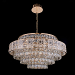 Люстра хрустальная в неоклассическом стиле на золотистом каркасе Majesty варинант исполнения - 8 | Loft Concept в Ростове-на-Дону