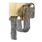 Бра волнистой формы из фактурного стекла Wave варинант исполнения - 1 | Loft Concept в Ростове-на-Дону