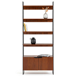 Стеллаж из орехового дерева Olson Rack варинант исполнения - 1 | Loft Concept в Ростове-на-Дону