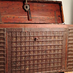 Большой Этнический сундук с металлическим декором  варинант исполнения - 1 | Loft Concept в Ростове-на-Дону