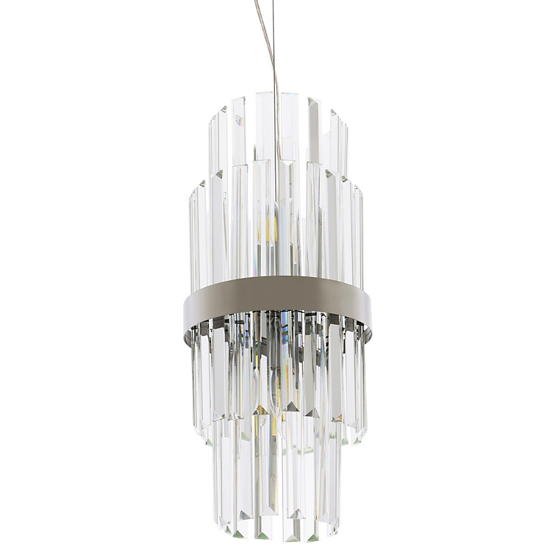  Deniel Crystal Hanging Lamp Chrome    -- | Loft Concept 