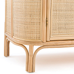 Длинный комод из ротанга с дверцами и ящиками Simone Rattan Chest of Drawers варинант исполнения - 7 | Loft Concept в Ростове-на-Дону