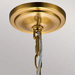 Подвесной светильник латунного цвета с прозрачным стеклянным плафоном Feiss варинант исполнения - 3 | Loft Concept в Ростове-на-Дону