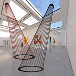 Подвесной светильник из металла Rays of Light варинант исполнения - 3 | Loft Concept в Ростове-на-Дону