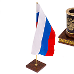 Настольный письменный набор с часами из природного камня обсидиана Royal Set варинант исполнения - 7 | Loft Concept в Ростове-на-Дону