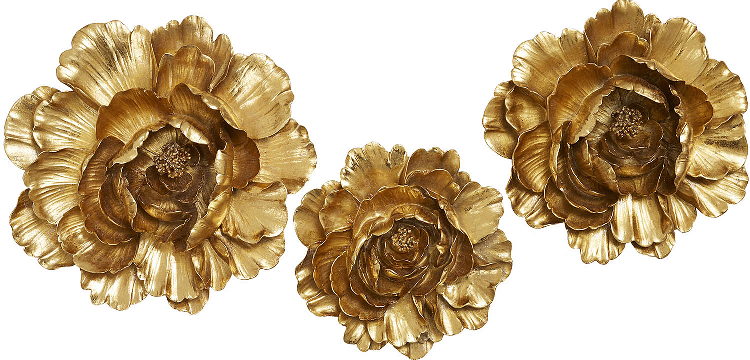 Аксессуар на стену Decor Flowers Rose Hip gold Аксессуар на стену Decor Flowers Rose Hip gold - Loft-Concept в Ростове-на-Дону